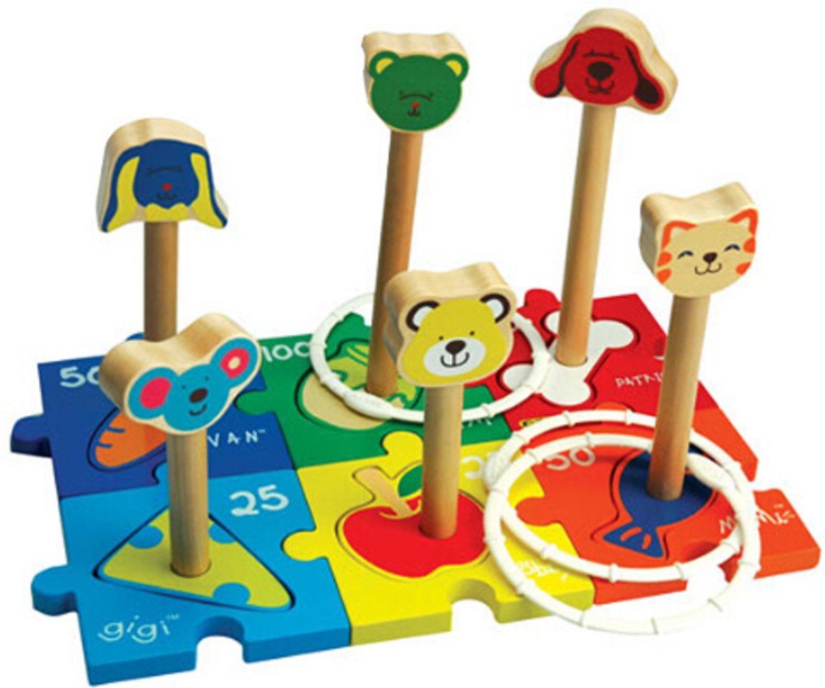 K’S KIDS PATRICK N FRIENDS RING TOSS  RINGSPEL 1 PUZZEL